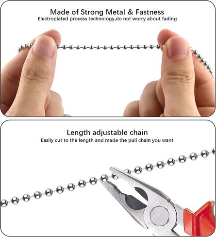 Bronze Ceiling Fan Pull Chain Set, Decorative Pull Chain Pendant Extension, 12 Inches Lighting & Fan Beaded Ball Fan Pull Chain Extender with Connector (2 Pack) in Kuwait