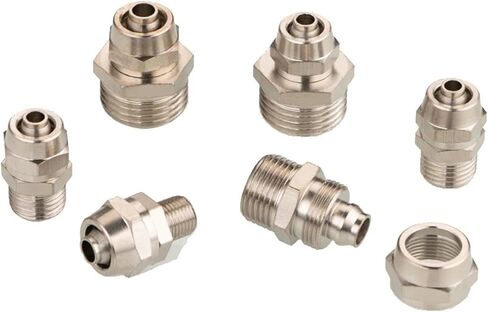 10Pcs PC4-M5 6-01 8-02 1/2 Fast Twist Quick Connectors Male Straight Pneumatic Air Fitting For Hose Tube Pipe(KL-PC12-02) in Saudi Arabia