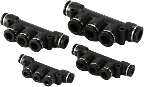 Pneumatic Fitting Pipe Connector Quick Release Coupling 4-12mm PU PV PE HVFF PY Tube Connectors 1Pcs(PM,8MM) in Saudi Arabia