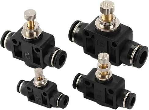 Pneumatic Fitting Pipe Connector Quick Release Coupling 4-12mm PU PV PE HVFF PY Tube Connectors 1Pcs(PM,8MM) in Saudi Arabia