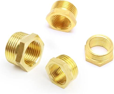 محول النحاس المناسب مسدس بوش بوش ذكر للموصل الإناث 1/8 "1/4" 3/8 "1/2" 3/4 "1" 1PCs (1L4F إلى 1INCHM) in Saudi Arabia