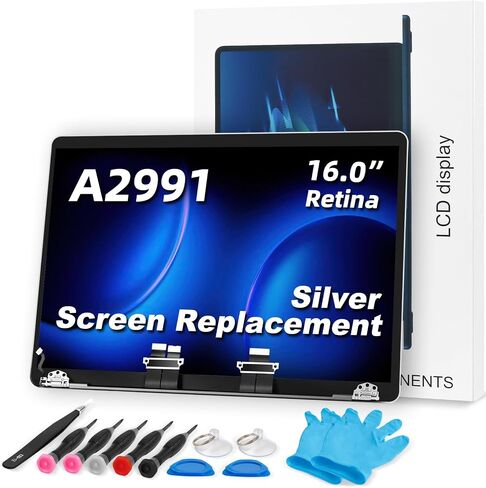 A2991 Screen Replacement A2991 LCD for 16 inches MacBook Pro M3 2023 Year 3024×1964 Replacement LCD Full Assembly for EMC 8410 Black in Kuwait