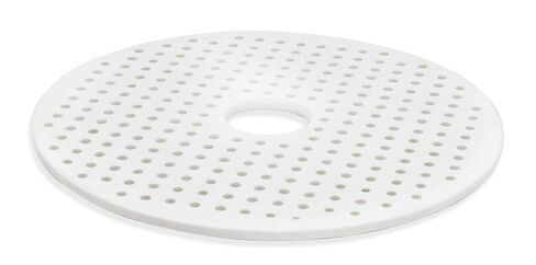 فراغ مجفف ، 20 سم - السيليكون O -Ring - البولي بروبيلين والبولي كربونات - قابس PTFE و stopcock - قبة مسطحة - Autoclavable - 740 مم زئبق لمدة 24 ساعة - Eisco Labs in Saudi Arabia