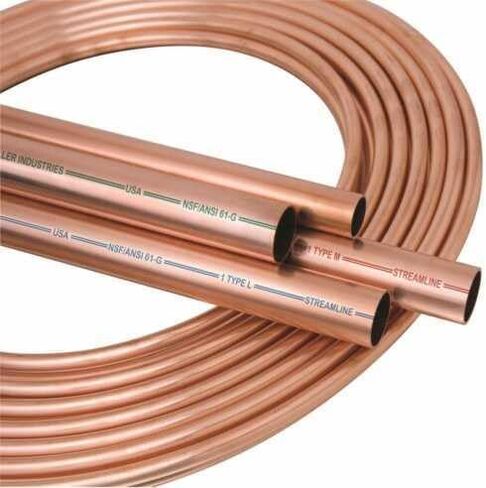 Replacement for Streamline LH10010 01075 Copper Tubing, 1 in, 10 ft L, Type L, Coil Replaces Parts in Saudi Arabia