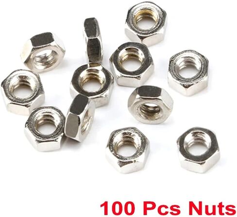 100pcs 100sets Hex Head Spacing Screws 5+7MM and5MM+7MM Nut(100set Screw and Nut) in Saudi Arabia