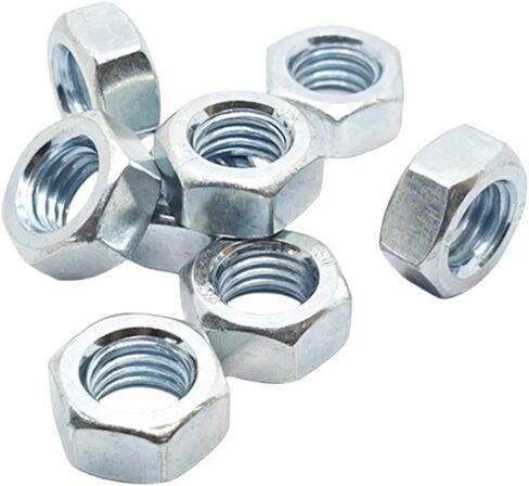 100pcs/lot Metric Thread DIN934 M2 M2.5 M3 M3.5 M4 M5 M6 Steel Hex Nuts(M2.5-100pcs) in Saudi Arabia