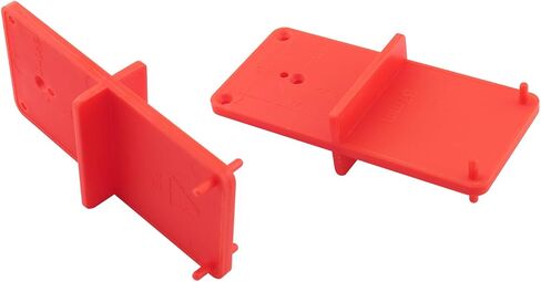 2PCS Hole Locator Hinge Positioning Tool 85x40x22mm Woodworking Drill Hole Locator Hinge Template Woodworking Positioning Board Door Handle Punching Toolge in Saudi Arabia