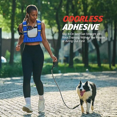 ZELUS Weighted Vest for Women Men, 6/8/12/16/20lb Weight Vest with Arm Pouch Reflective Strips, U-Shaped Rucking Vest for Strength Training Muscle Building, Walking Running Vest for Fitness in Kuwait