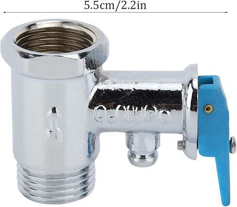 Evtscan 0.8mpa النحاس الصمام الصمام صمام أمان ، G1/2 "لمدفأة المياه الكهربائية in Saudi Arabia
