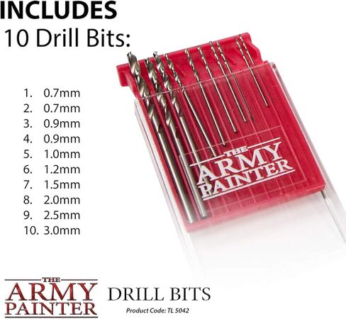 The Army Painter Miniature and Model Drill - Pin Vise Hobby Drilling and Pinning Tool with Three Drill Bits for Tabletop Roleplaying, Boardgames, and Wargames Miniature Modelling in Saudi Arabia