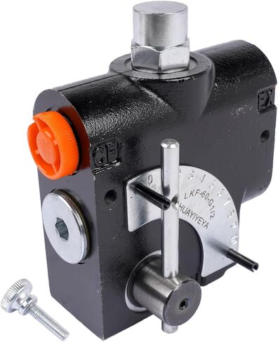 صمام التحكم في التدفق المتغير القابل للتعديل الهيدروليكي مع الإغاثة ، 1/2 '' npt ، 500 psi-3000 psi ، 30 غيغابيرج في الدقيقة ، منفذ ربيع الكرة القابل للتعديل ، FCR51-1/2 PFC51-1/2 in Saudi Arabia