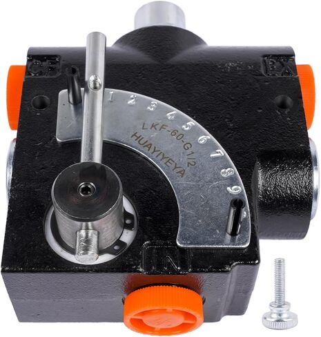 صمام التحكم في التدفق المتغير القابل للتعديل الهيدروليكي مع الإغاثة ، 1/2 '' npt ، 500 psi-3000 psi ، 30 غيغابيرج في الدقيقة ، منفذ ربيع الكرة القابل للتعديل ، FCR51-1/2 PFC51-1/2 in Saudi Arabia