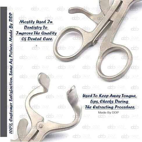 DDP Molt Mouth Gag Assethesia Instruments 5.5 "Silver in Saudi Arabia