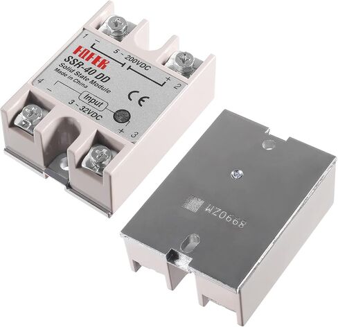 Alinan 2PCS SSR-40DD Solid State Relay DC إلى DC INPUT 3-32VDC OUTPUT in Kuwait