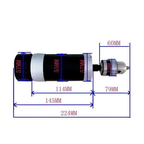 48v 500W Drill Chuck brushless Spindle Motor in Saudi Arabia