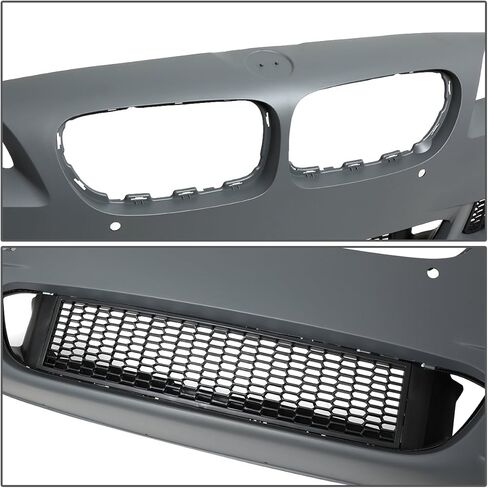 DNA Motoring BUMP-F-F10-M5 M5 Style Front Bumper Fog light With PDC Parking Sensor Holes Compatible with 11-16 5-Series in Saudi Arabia