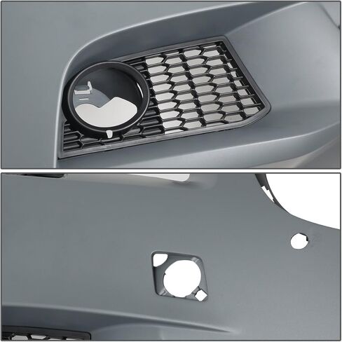 DNA Motoring BUMP-F-F10-M5 M5 Style Front Bumper Fog light With PDC Parking Sensor Holes Compatible with 11-16 5-Series in Saudi Arabia