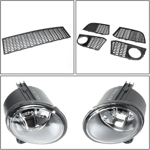 DNA Motoring BUMP-F-F10-M5 M5 Style Front Bumper Fog light With PDC Parking Sensor Holes Compatible with 11-16 5-Series in Saudi Arabia