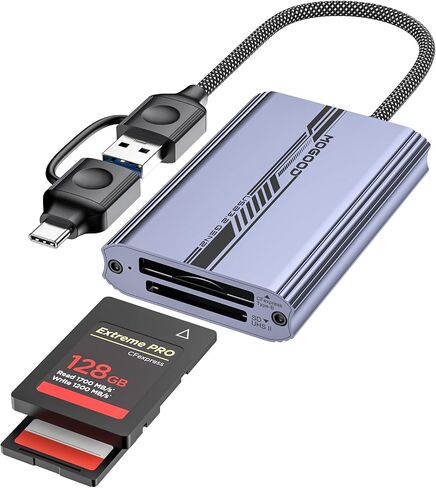 10Gbps CFexpress Type A Card Reader USB-A/USB-C to CFexpress A Adapter Memory Card Reader for Type A Card Compatible with PC/Laptop/Mac/Linux/Windows in Kuwait
