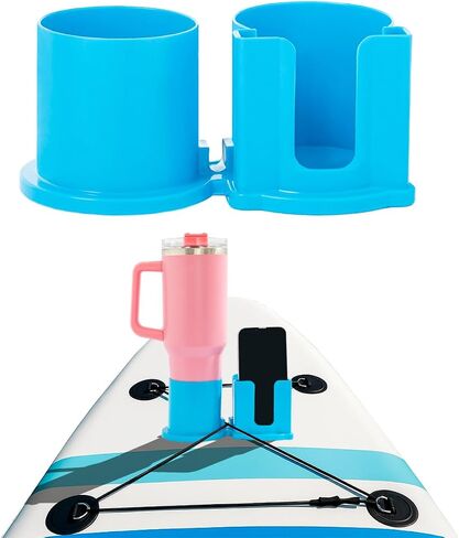 Paddleboard Cup Holder, Kayak Drink Holder for Paddle Board Cup and Phone Holder, Sup Surfboards Canoes Kayak Paddle Board Accessories for Types of Cup Bottle Drink in Kuwait