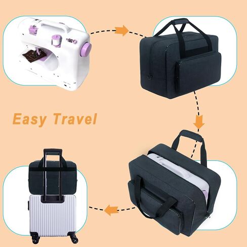 Sewing Machine Carrying Case with Padded Handles, Large Sewing Machine Bag in Saudi Arabia