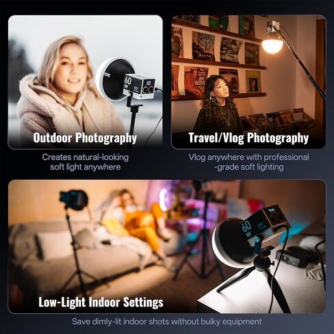 Zhiyun 14.17inch Mini Octagonal Softbox Zy Mount [رسمي] تم إعداد سريع للطي سريع مع الناشرون/شبكة قرص العسل المتوافقة مع X100 x60 Serise CX100 G60 Cx50 صور تسجيل الفيديو in Kuwait