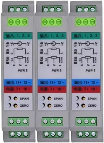 1pcs عزل إشارة DC 4-20MA 0-20MA 0-75MV 5V 10V الحالي والجهد محول توزيع جهاز إرسال العزل الذكي (1 إدخال 2 الإخراج ، الإخراج 0-10V_INPUT 0-10V_24VDC) in Kuwait