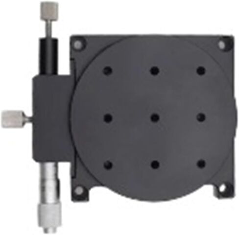 BIRAN RS90-L R-axis Rotary Platform Manual Precision Fine Adjustment Platform Angle Displacement Adjustment Indexing Plate in Kuwait