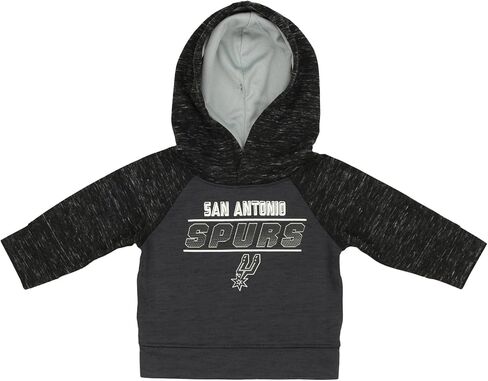 Outerstuff San Antonio Spurs NBA Infant (12-18M) and Toddler (2T-4T) Fleece Hoodie, Black in Saudi Arabia