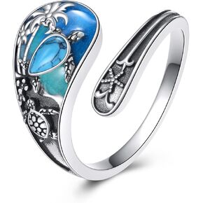Celtic Knot Ring Sterling Silver Witches Knot Spoon Ring Cross Adjustable Band Ring Witch Irish Jewelry for Women in Saudi Arabia