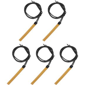 Meccanixity 5pcs لوحة تسخين فيلم تسخين ، 2.9W 3.7V Polyimide PAD PAD HAYTER Elements Film 41mmx8mmmmmans لدرجة حرارة ثابتة in Kuwait