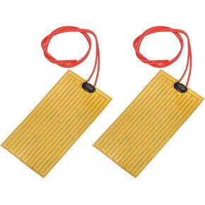 Meccanixity 2pcs لوحة تسخين فيلم تسخين ، 14W 12V البوليميد pad pad unding under heat reamement in Kuwait