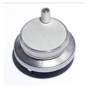 Pulser Handwheel 60/80mm 100PPR Manual Pulse Generator Hand Wheel Machine Rotary Electronic 4pins 6pins(12V 4pins 100PPR,Sliver,80mm) in Kuwait