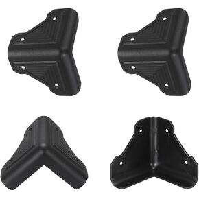 Meccanixity 16 PCS مكبرات الصوت زوايا الحامي 78x78x75mm بلاستيكي قابلين للتكديس زاوية الزاوية حماية مربع الحافة للمرحلة DJ. in Kuwait