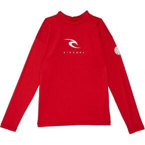 RIP CURL BIG BOYS 'CORPO LS SURF SHIRT - LIME in Kuwait