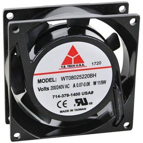 Mavrik Exact FIT for Carter-Hoffmann 18614-0323 Muffin Fan - 230V - Replacement Part in Saudi Arabia