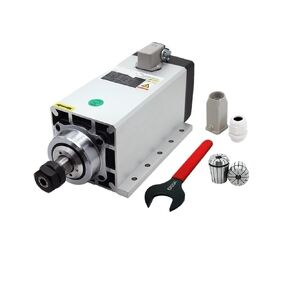 3.5kw محرك المغزل 220V ER20 400Hz 24000RPM + ER20A WRENCH + 2 PCS ER20 Chuck 1/2 inch 10mm in Kuwait