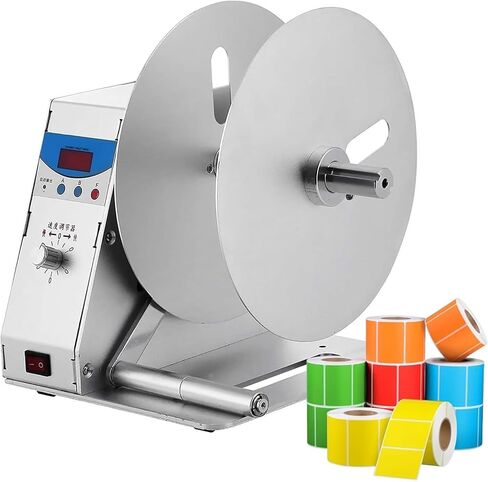 Automatic Label Rewinder Machine, Label Rewinding Machine, Available Core Diameter: 25mm, 40mm, 75mm, for Logistics in Saudi Arabia