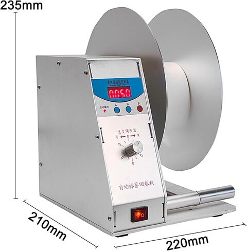 Automatic Label Rewinder Machine, Label Rewinding Machine, Available Core Diameter: 25mm, 40mm, 75mm, for Logistics in Saudi Arabia