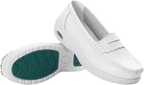 Nursing Shoes Clogs Slip On Lightweight White Slip-Resistant Arch Support Nursing Healthcare Comfortable Work Shoes C-5909 in Saudi Arabia