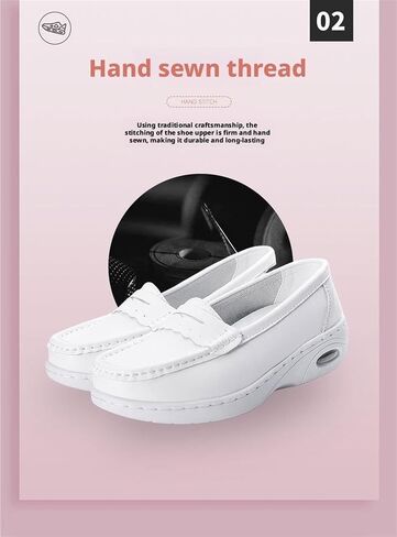 Nursing Shoes Clogs Slip On Lightweight White Slip-Resistant Arch Support Nursing Healthcare Comfortable Work Shoes C-5909 in Saudi Arabia