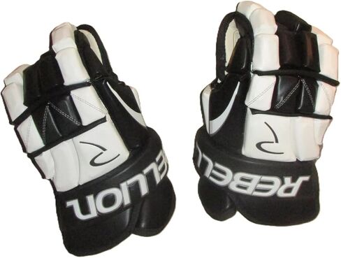 سلسلة Rebellion Pro Series 5500 قفازات هوكي صغار الجلود - أسود/أبيض in Kuwait