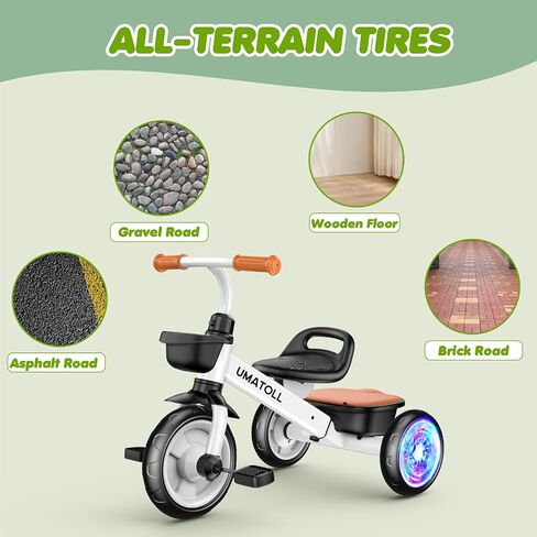 Umatoll Tricycle for 2-5 Year Old, Birthday Gift for Girl Age 2-4 in Kuwait