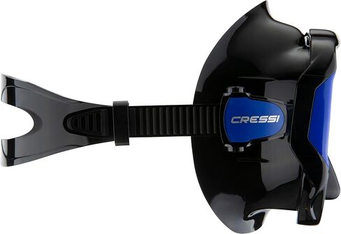 Cressi Perfect View Scuba Diving, Snorkeling Mask in Pure Comfortable Silicone - Available with Different Panoramic Lenses - Liberty: Designed in Italy in Saudi Arabia