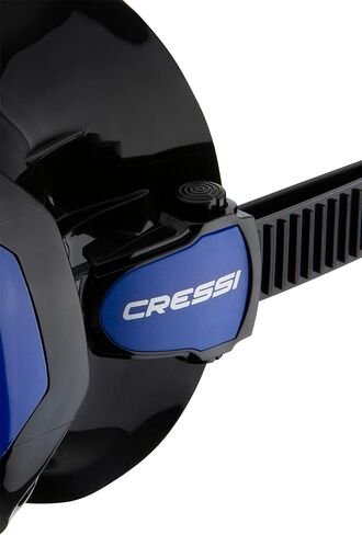 Cressi Perfect View Scuba Diving, Snorkeling Mask in Pure Comfortable Silicone - Available with Different Panoramic Lenses - Liberty: Designed in Italy in Saudi Arabia