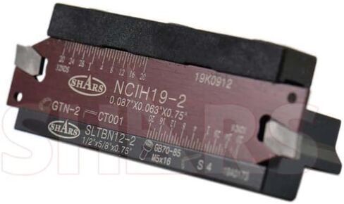 Shars 1/2" Self-Lock Block SLTBN12-2 with NCIH19-2 Cut-off Blade, 10 pcs GTN-2 C5 inserts 404-0462 P] in Saudi Arabia