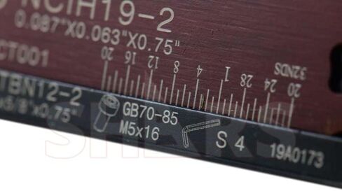 Shars 1/2" Self-Lock Block SLTBN12-2 with NCIH19-2 Cut-off Blade, 10 pcs GTN-2 C5 inserts 404-0462 P] in Saudi Arabia