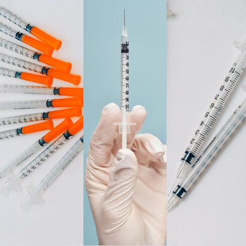 0.5ml 31G 8mm Syringe with Needle, Individually Wrapped, Pack of 10 in Saudi Arabia