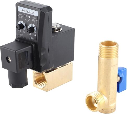 G1/2 DN15 230V Automatic Timed Water Electronic Timed Drain Valve for Air Compressor Condensate Management(230V) in Saudi Arabia