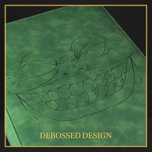 levecheaf Greed Premium Trading Card Binder | 360 جيوب ، إغلاق السوستة ، مقاومة للماء | متوافق مع Yu-Gi-Oh ، Magic the Gathering والمزيد | Premium Pu Leath in Kuwait